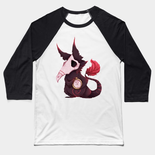 Real Monsters: Anxiety Baseball T-Shirt by zestydoesthings